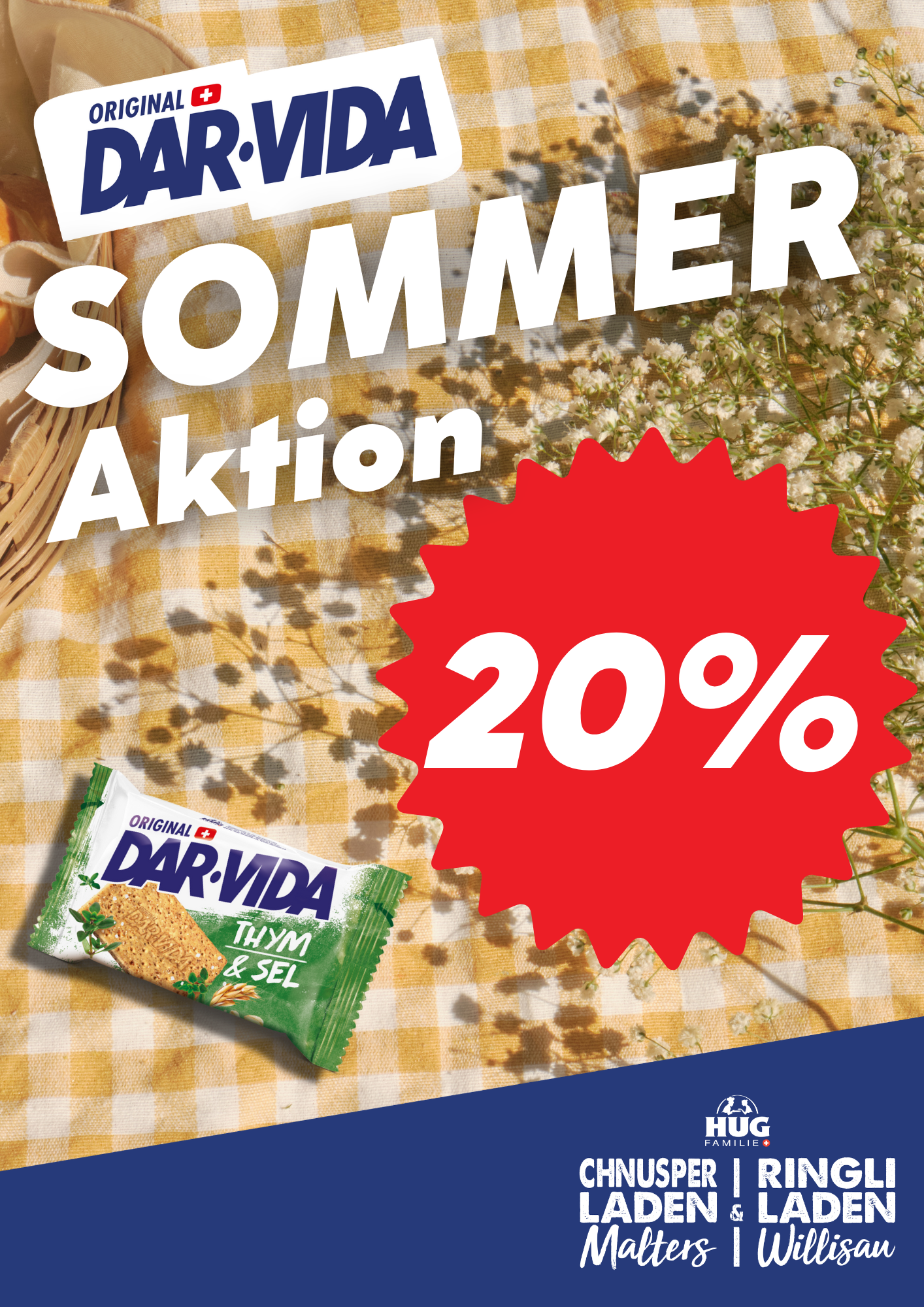 20% Rabatt auf das ganze DAR-VIDA Sortiment