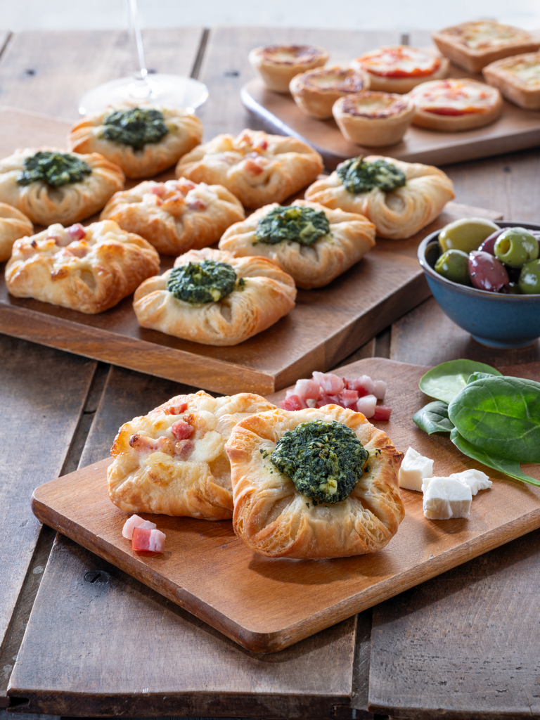 Salzige Mini Plunder bringen Variation auf’s Apéro-Buffet