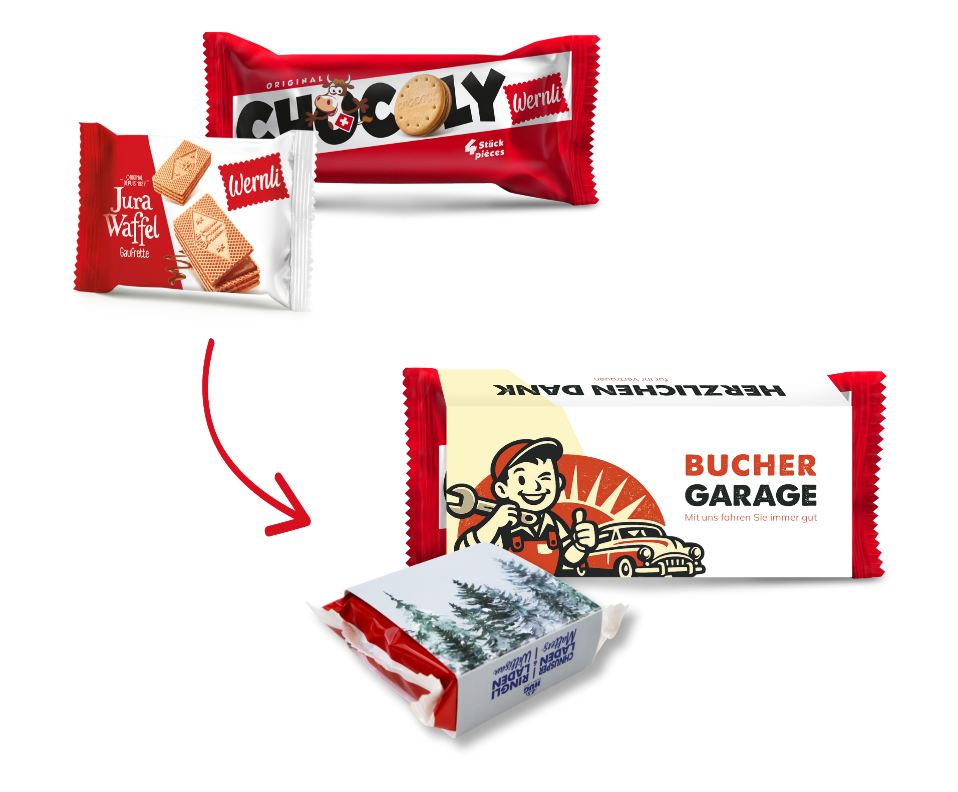 Snack-Packs in Ihrem Design